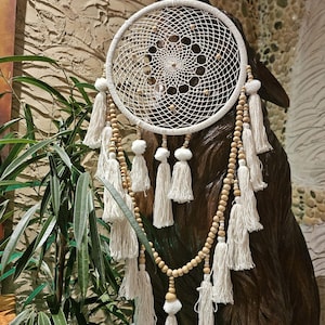 Dreamcatcher Handmade Dreamcatcher Handmade Length 88 cm, Ø 32 cm Wall decoration hanging Dreamcatcher New Collection Decoration
