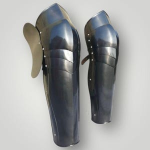 Medieval Leg Guards LARP Armour Articulated Legs Greaves Cosplay Armor Costume
