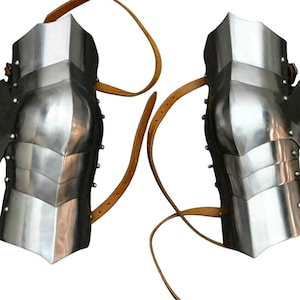 Gothic Leg Guard Armor Set Medieval Knight Crusader Spartan 18GA Steel