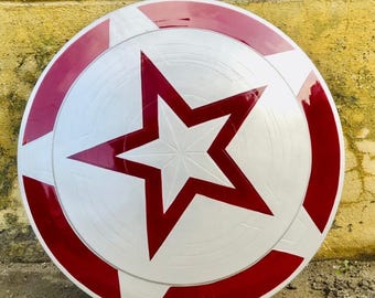 Red Guardian Shield Replica - Metal Prop Replica for Red Guardian Cosplay