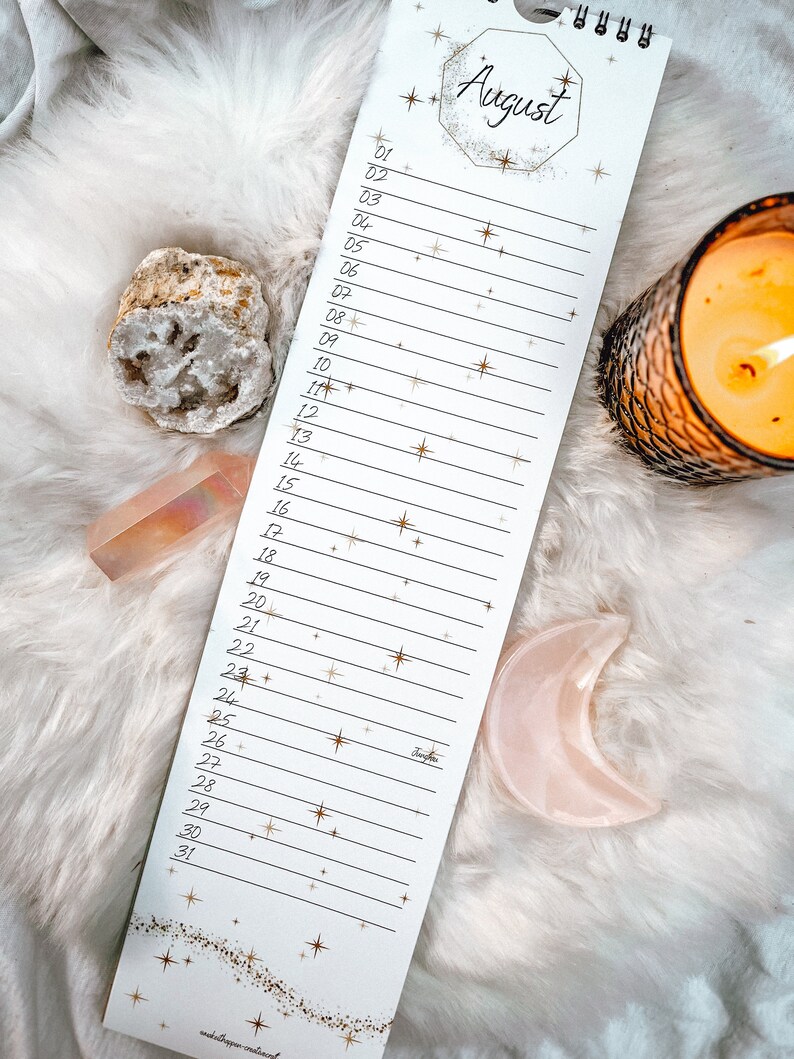 Geburtstagskalender mit Sternzeichen wiederverwendbar - Etsy.de