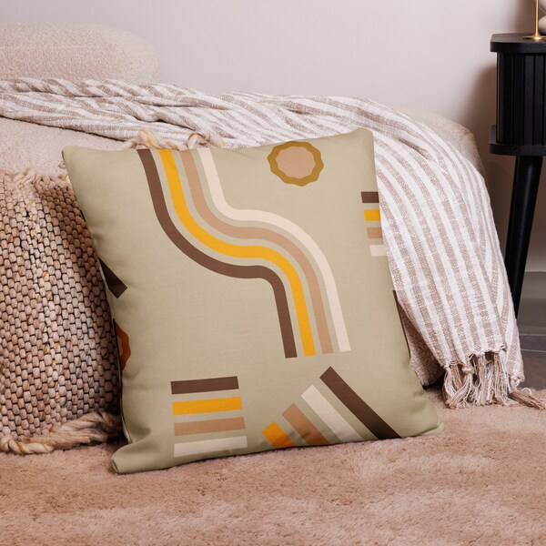 Earthy Tones Premium Soft Pillow Cushion Home Furnishings