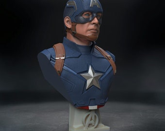 Busto di Capitan America di Fotis Mint