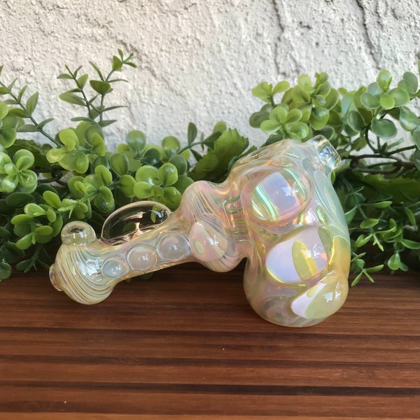 The Slammer Fumed Hammer Glass Pipe - Fumed Smoking Hammer - Color Changing Glass - American Made Glass