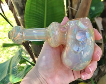 The Evo Hammer Fumed Glass Pipe - Glass Hammer Style Pipe - Color Changing - American Made Glass