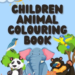 Libro da colorare di animali per bambini