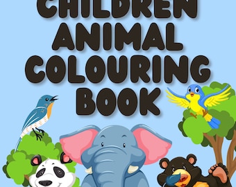 Children Animal Colouring Book