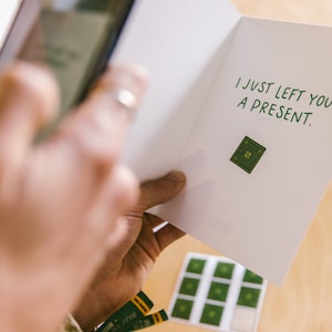 Autocollants d’étiquettes cadeaux expérientiels