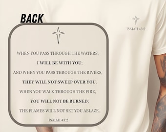 Minimalist Christian Shirts, Simple Christians T Shirts, Faith Shirt, Bible Verse Shirt, Religious Shirt, Jesus Apparel, Faith Based Shirt