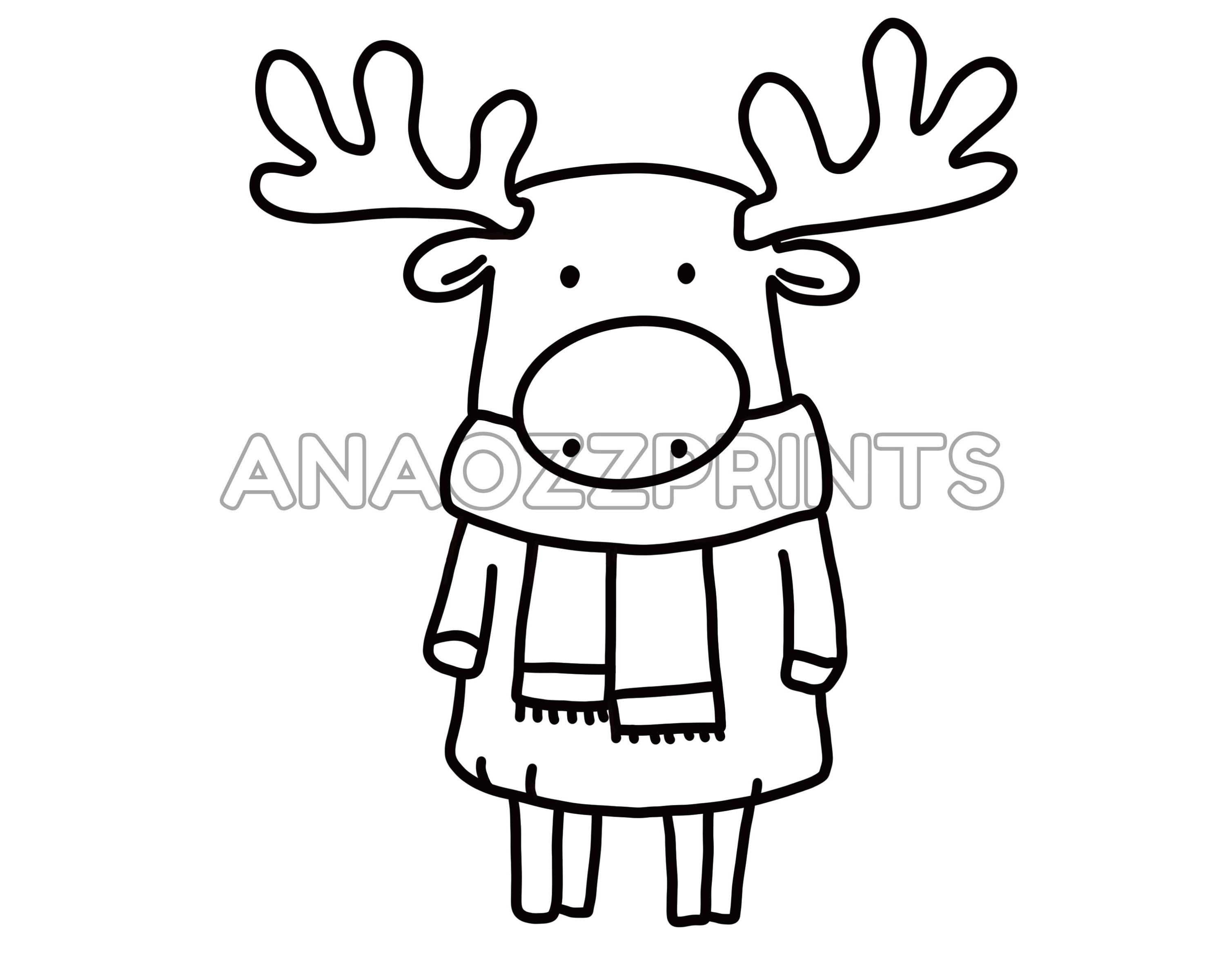 Christmas Coloring Pages Bundle – 50 Festive Designs for All Ages ...