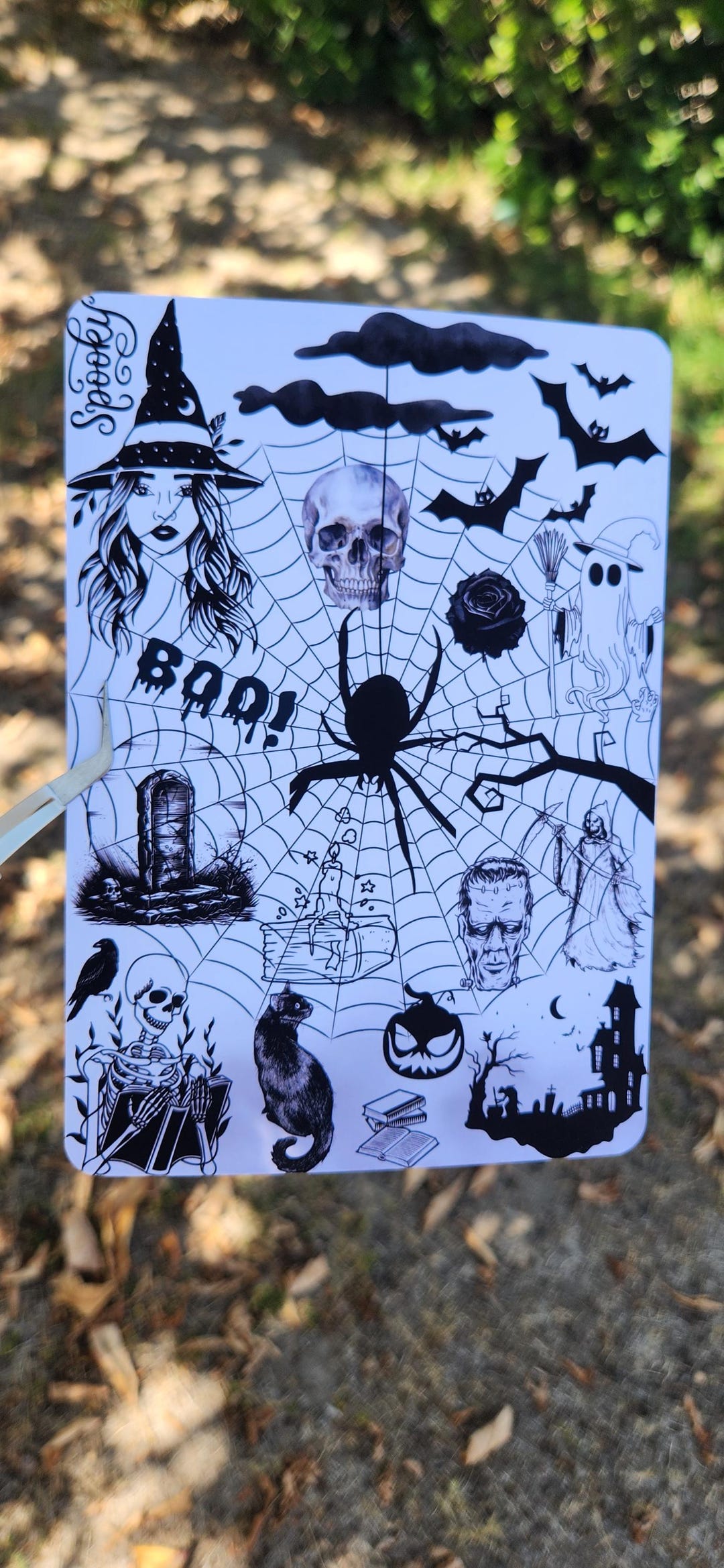 Kindle Paperwhite Cardstock Inserts, Halloween Themed, for Your Clear ...