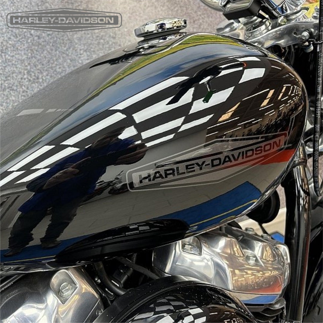 Harley Davidson Stickers Fuel Tank Harley Stickers Set of Two Gas Tank