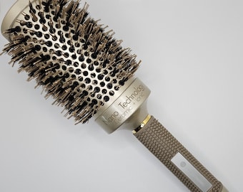 12 Units Ceramic nano thermal round brush and ionic technology #53mm