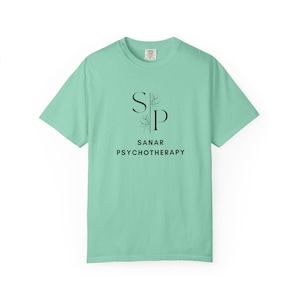 Sanar Psychotherapy Logo T-Shirt | Color: Island Reef