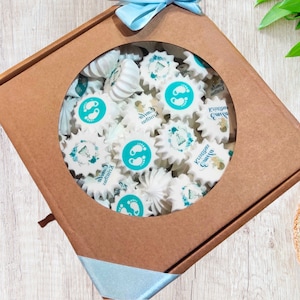 Print Meringue  Personalized Gluten-Free Logo Cookies, Custom Edible Designs for Gifts, Events & Brand Treats