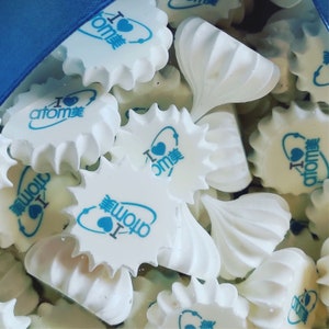 Personalized Meringue Cookies: Custom Printed Party Favors, Gluten-Free
