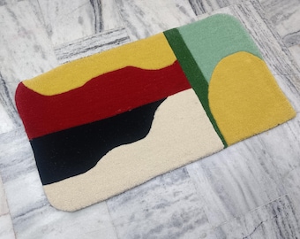 Handmade Tufted Rug,Living Room Rug,Area Rug,Art Rug,Custom Rug,3x5, 4x6, 5x8, 6x9, 8x10, 9x12 Personalized Rug,Colorful Rug,Kids Room Rug