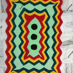 Modern Designer Hand Tufted Wool Area Rug Modern Area Rug Handmade Area Rug Hand Tuft Rugs Modern Rugs Living Room Rugs Bed Vintage Rug