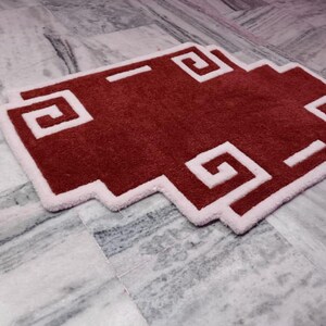 Handgefertigter unregelmäßig geformter Teppich Multi bunter Teppich Teppich 100% Feiner Wollteppich Moderner Designer Abstrakter Geformter Teppich 3x5, 5x8, 9x12 Passen Sie auch an