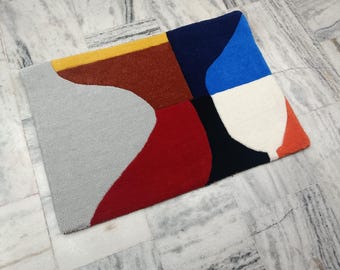 Handmade Tufted Rug,Living Room Rug,Area Rug,Art Rug,Custom Rug,3x5, 4x6, 5x8, 6x9, 8x10, 9x12 Personalized Rug,Colorful Rug,Kids Room Rug