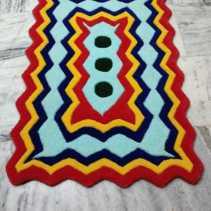 Modern Designer Hand Tufted Wool Area Rug Modern Area Rug Handmade Area Rug Hand Tuft Rugs Modern Rugs Living Room Rugs Bed Vintage Rug