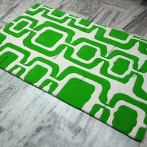 Handmade Unique Colorful Rug - Irregular Shaped Wavy Carpet, Playful Abstract Floor Mat for Living Room, Bedroom, Nursery, Kids Room Rug