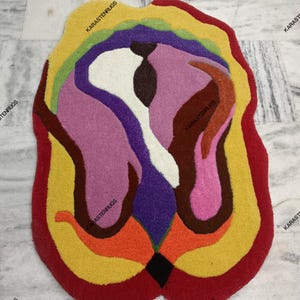 Premium Colored full Rug Modern Abstract Designer hand Tufted Rug For Living Room Woven Rug Fine Wool Custom Area Rug modern Rugs.
