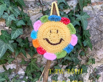 Multicolored Tawashi Sponge - Reusable and Washable Handmade Sponge - Made for cleaning and housekeeping - sponge gift