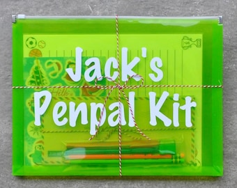 Boys Classic Penpal Kit | Stationery, Envelopes, Stickers + Extras