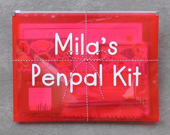 Little Writer Deluxe Penpal Kit | Letter Writing Set with Photo Album + Address Book