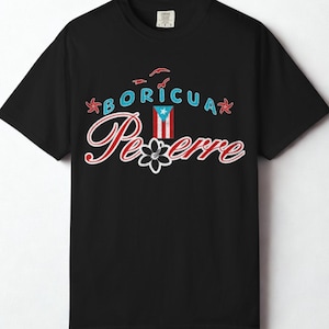 Comfort Colors Boricua Pe-erre Puerto Rico Shirt Tshirt Concert Shirt  Puerto Rico Gifts Vacation Tee PR Shirt Souvenir Shirt Pe-erre Tee