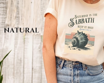 Sabbath T-Shirt: Keep The Sabbath Holy, Christian Graphic Tee