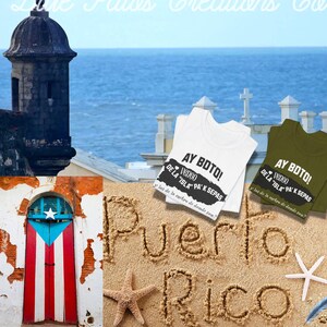 Ay Bendito Soy de la Isla Tshirt Puerto Rico Unisex Graphic Boricua PR Shirt Carribean Cruise T-shirt Puerto Rican Shirts Vacation Shirt