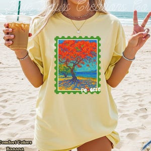 Comfort Colors Puerto Rico Shirt Flamboyán Tshirt Concert Shirt  Puerto Rico Gifts Vacation Tee PR Shirt Souvenir Travel Shirt Pe-erre Shirt