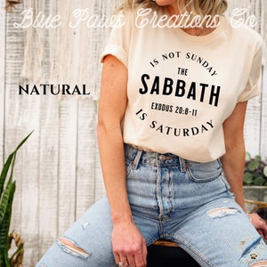 Sabbath Christian Shirt Sabbath Religious Shirt Saturday Shirt Jesus Sabbath Shirt T Sabbath Rest Day Shirt Christianity Shirt Biblical Tee