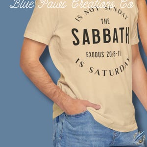 Sabbath Shirt Sabbath T-Shirt Ten Commandments T Shirt Christian Shirts Bible Verse Graphic Tee Gifts for Her Religious Apparel Faith Gifts