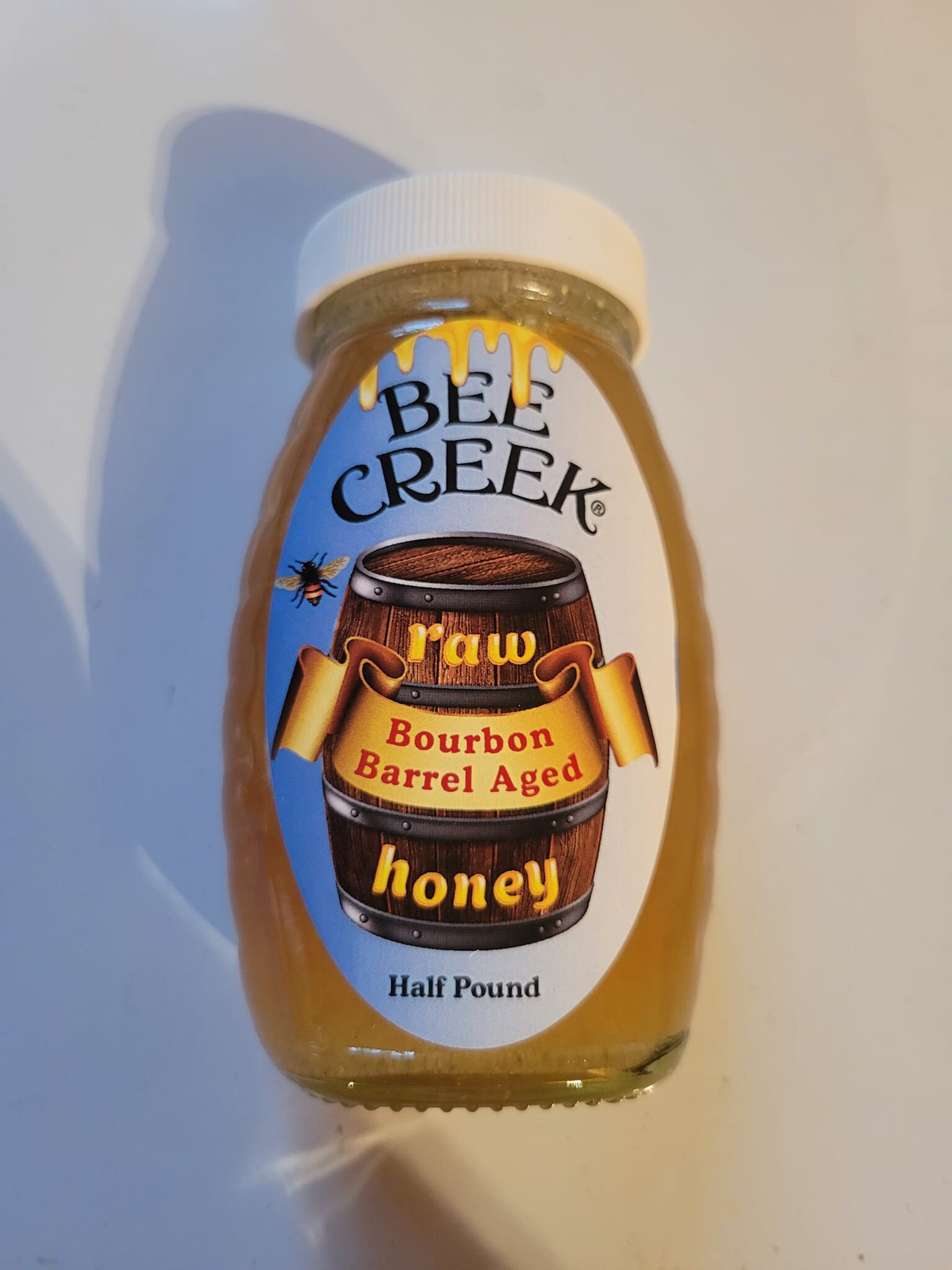 Raw Bourbon Barrel Aged Honey