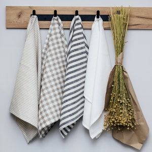 Kitchen towel, linen tea towel, housewarming gift, guest towel, soft linen kitchen gift, rustic tea towels