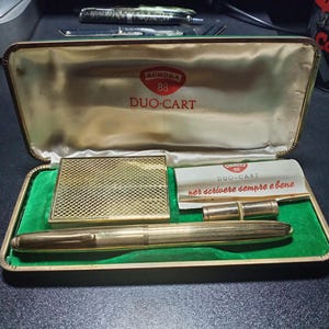 "Penna ""Füllfederhalter"" Aurora Duo-Cart de luxe limitierte Auflage für ""Microtecnica Torino"""