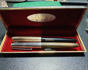 Parker 61 Vintage Fountain Pen - 12K Gold Filled, Made in USA - Etsy
