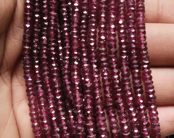 Natural Rhodolite Garnet Faceted Beads, Rhodolite Garnet Faceted Beads. Rhodolite Garnet Beads. Rhodolite Garnet Wholesale Beads