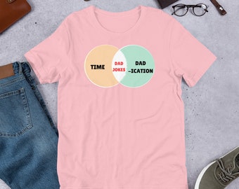 Father Gift Shirt Dad Joke Venn Diagram | Mens TShirt