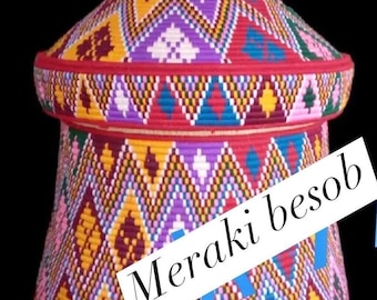 Traditional Mesob werki/Habesha Mesob/Eritrean mesob/Ethopian mesob/ mesob for wedding/mesob for home decor/mesob for melsi/forholiday