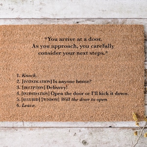 Customized BG3 Doormat, Custom Baldur’s Gate 3 Welcome Mat, Made-to-Order