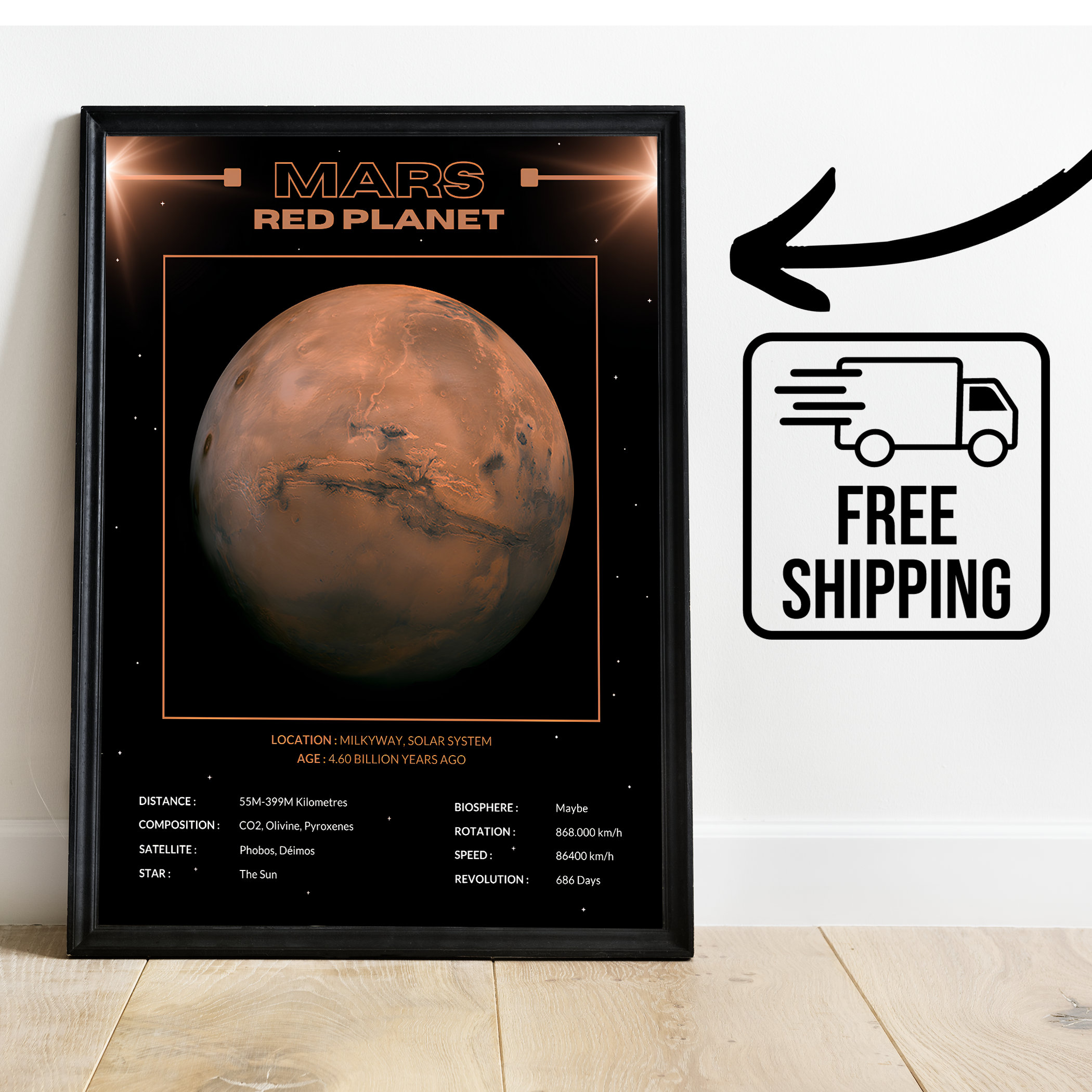 2025 Mars Silver Eagle - Planets of the Solar System Series | CoinsTV, image size:2100x2100