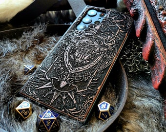 Oath | Engraved Wood Phone Case | Available for iPhone, Galaxy S, Galaxy Z, Galaxy Note, Galaxy A, Pixel Phones and More!