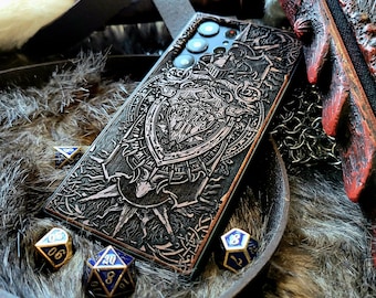 Oath | Engraved Wood Phone Case | Available for iPhone, Galaxy S, Galaxy Z, Galaxy Note, Galaxy A, Pixel Phones and More!