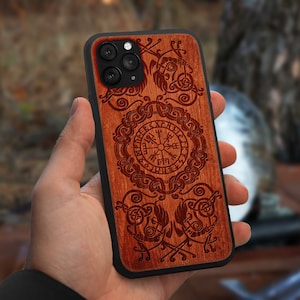 Signpost | Engraved Wood Phone Case | Available for iPhone, Galaxy S, Galaxy Z, Galaxy Note, Galaxy A, Pixel Phones and More!