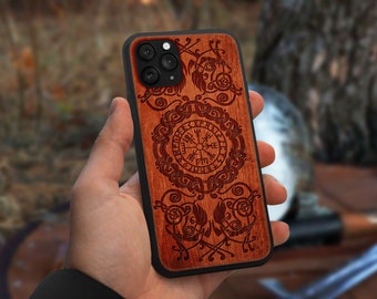 Signpost | Engraved Wood Phone Case | Available for iPhone, Galaxy S, Galaxy Z, Galaxy A, Pixel Phones and More!
