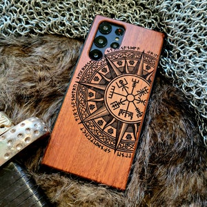 Homeward | Engraved Wood Phone Case | Available for iPhone, Galaxy S, Galaxy Z, Galaxy Note, Galaxy A, Pixel Phones and More!